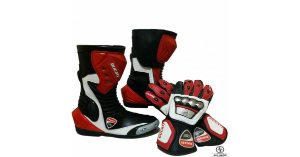 DUCATI GLOVES RED MOTORBIKE ARMOURED MOTORCYCLE COWHIDE LEATHER RACING DUCATI GLOVES RED MOTORBIKE ARMOURED MOTORCYCLE COWHIDE LEATHER RACING